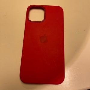 Red apple i phone pro max 11 case